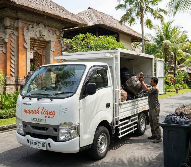 waste collection in bali