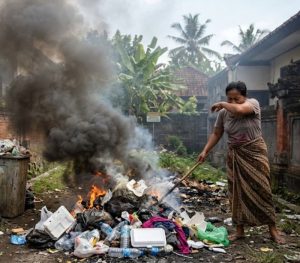 bahaya membakar sampah