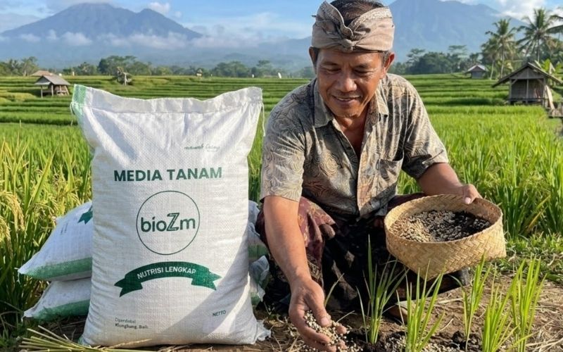 pupuk organik sawah